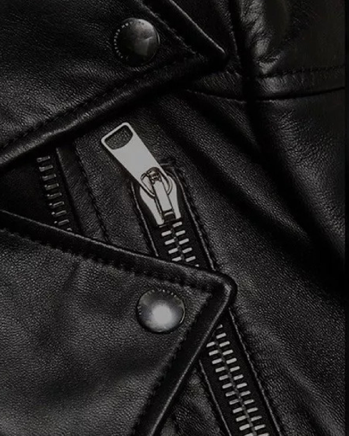 Womens  Black Peplum Leather Jacket
