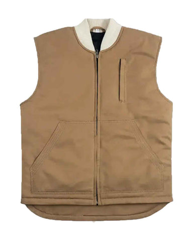 Mens  Light Brown Western Cotton Vest