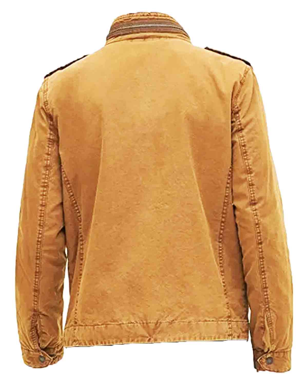 Mens Brown Denim Jacket