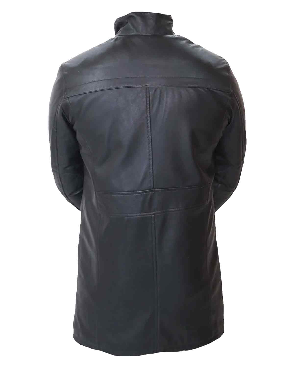Mens Black Trench Coat