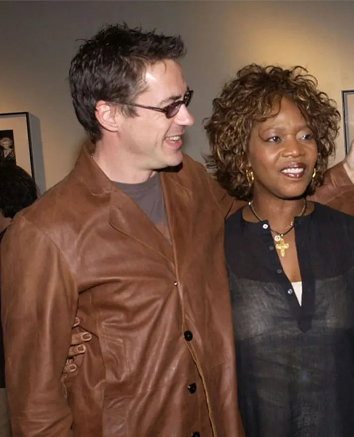 Robert Downey Jr The Singing Detective leather blazer