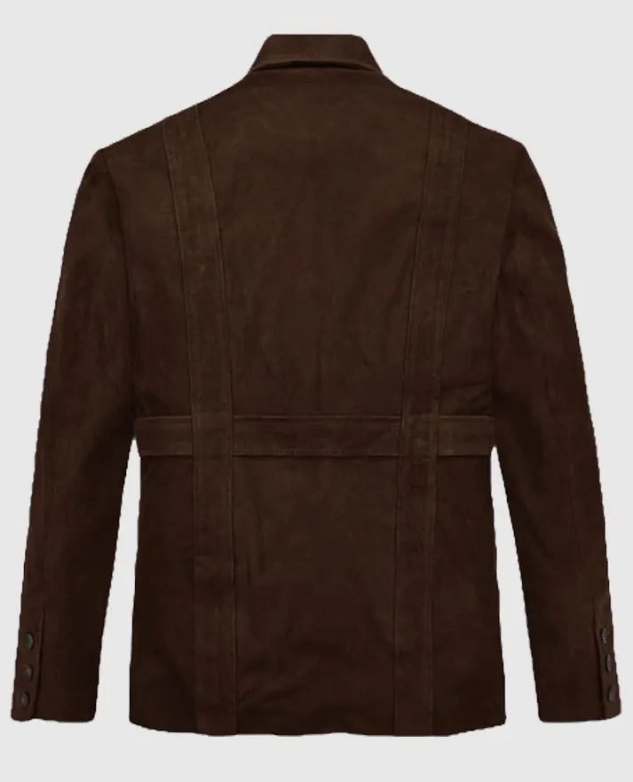 Men's Dune Safari Suede Leather Blazer