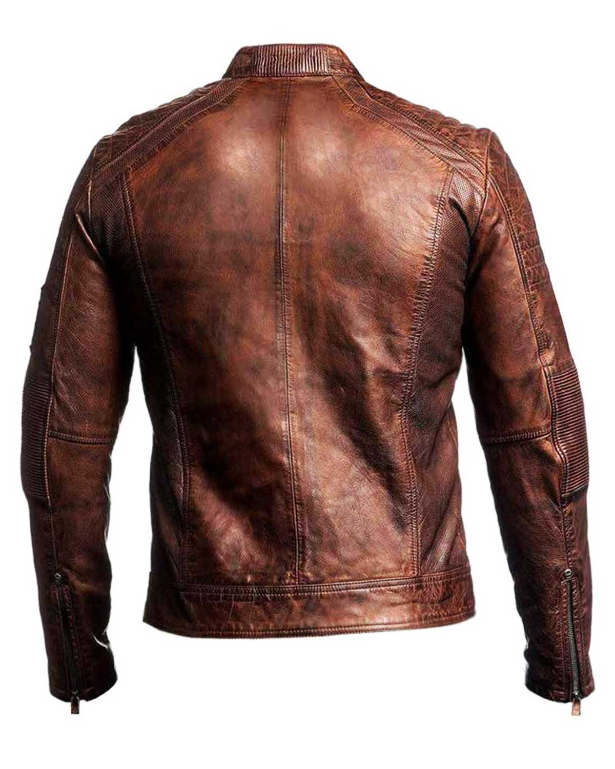 Mens  Vintage Cafe Racer Jacket