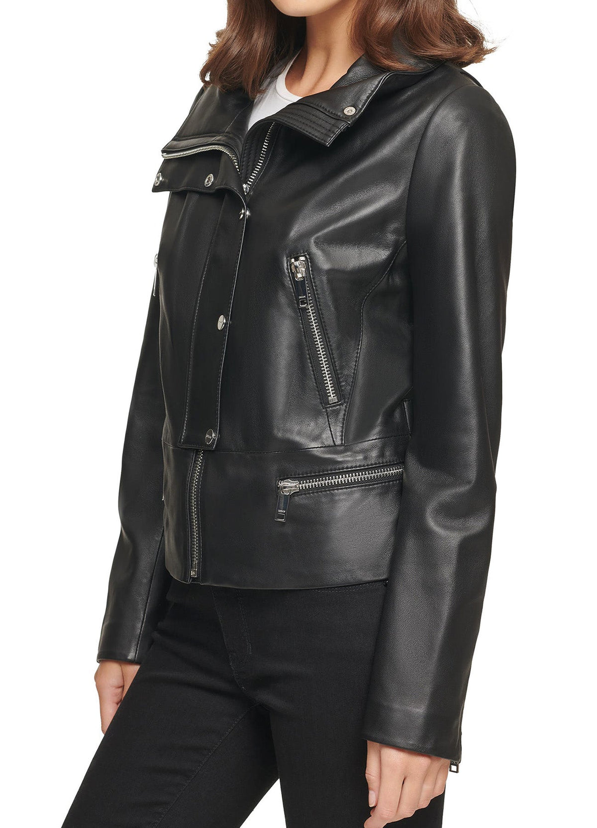 Womens tylish Black Leather Jacket