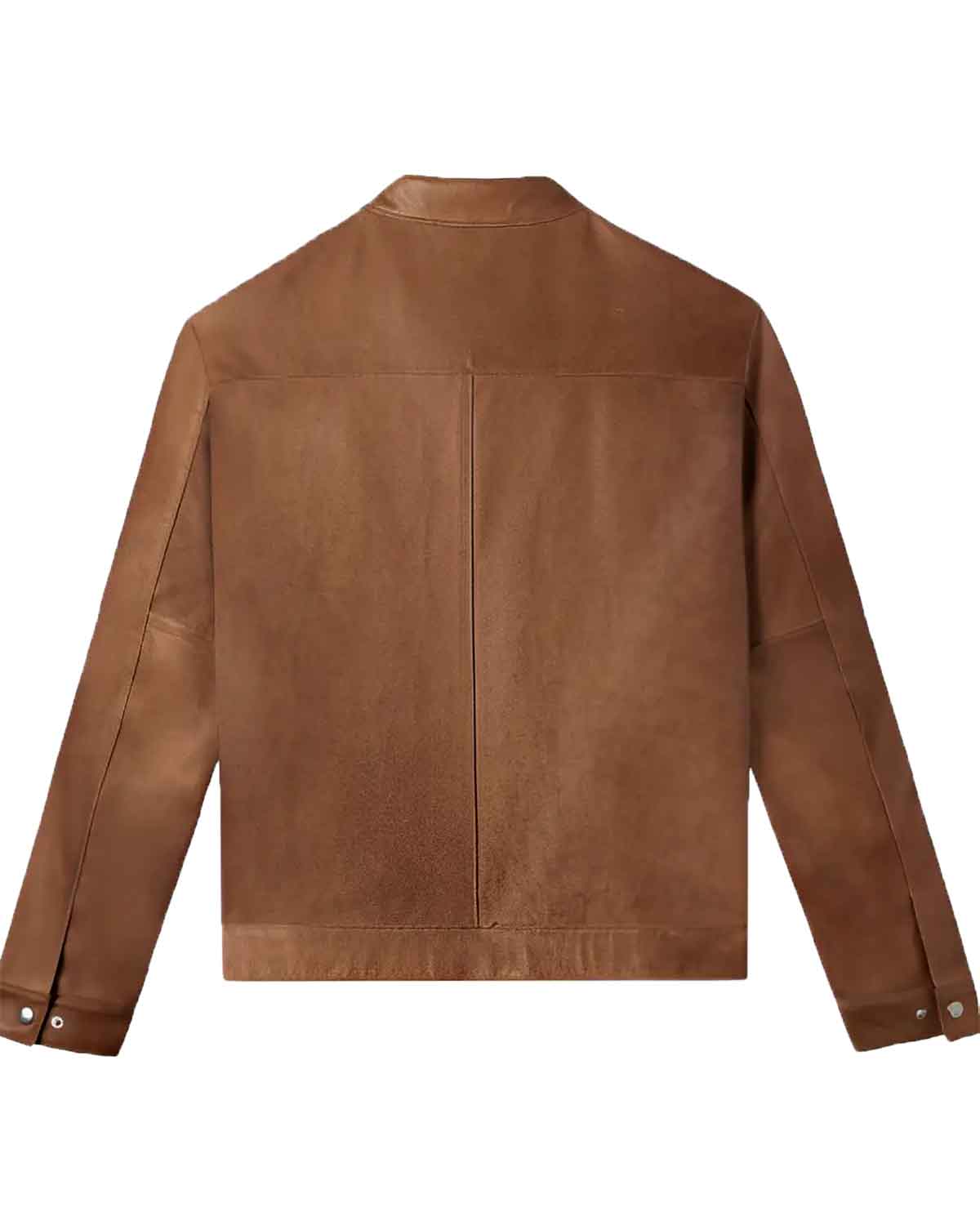 Mens  Classic Cafe Racer Leather Jacket