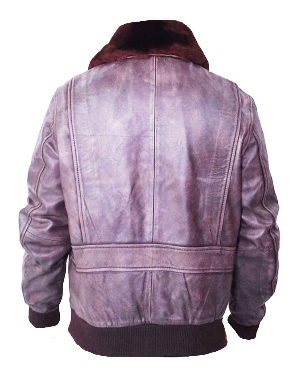 Mens Aviator A2 Flight Distressed Brown Jacket