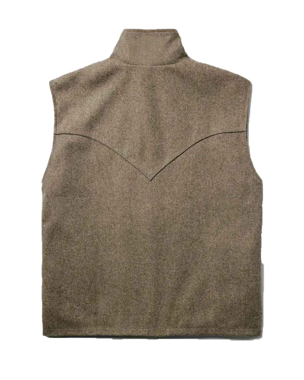 Mens  Classic Wool Cowboy Western Vest