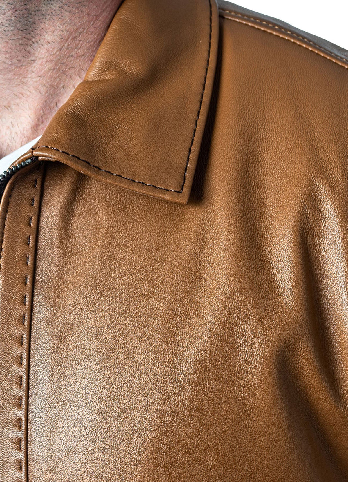 Mens oft Vintage Bomber Leather Jacket