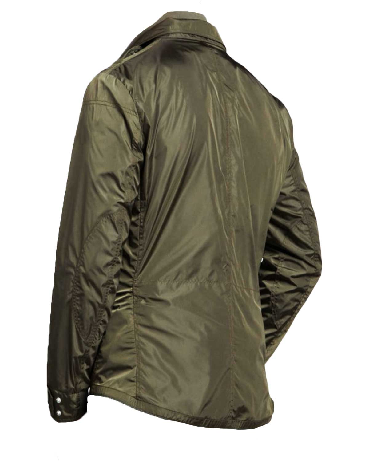 Mens  Military Classic Style Green Field Jacket