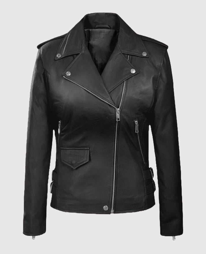 Lucy Hale Black Leather Jacket
