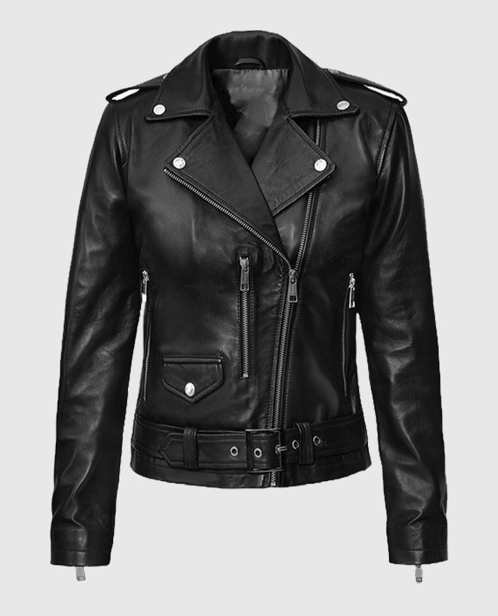 Lucy Hale Black Leather Jacket