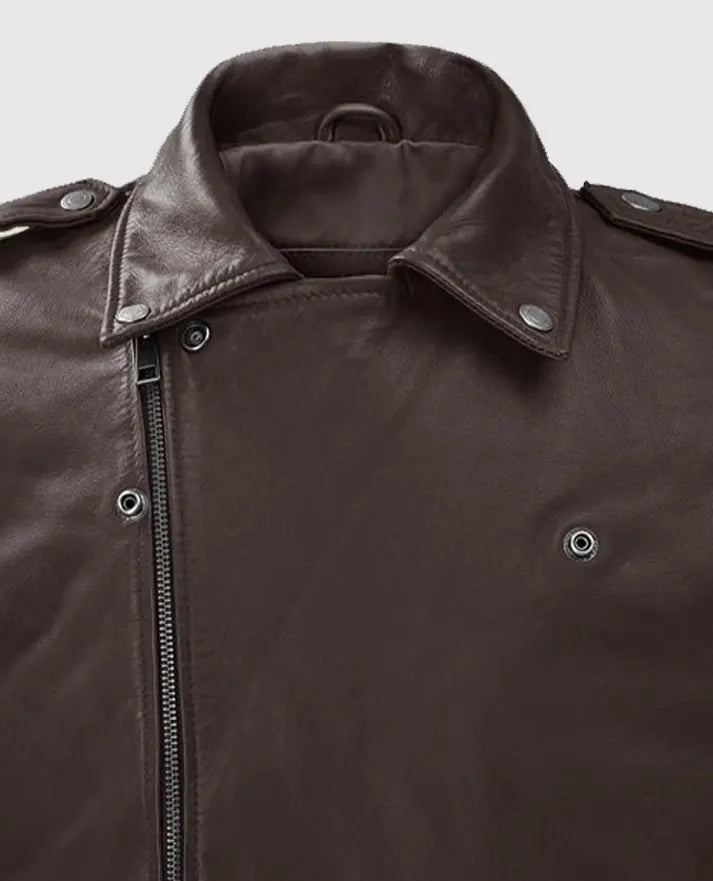 Men's Brown Riding Rutland Leather Jacket