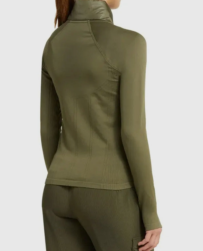 Women's Zella Hybrid Black Puffer Jacket
