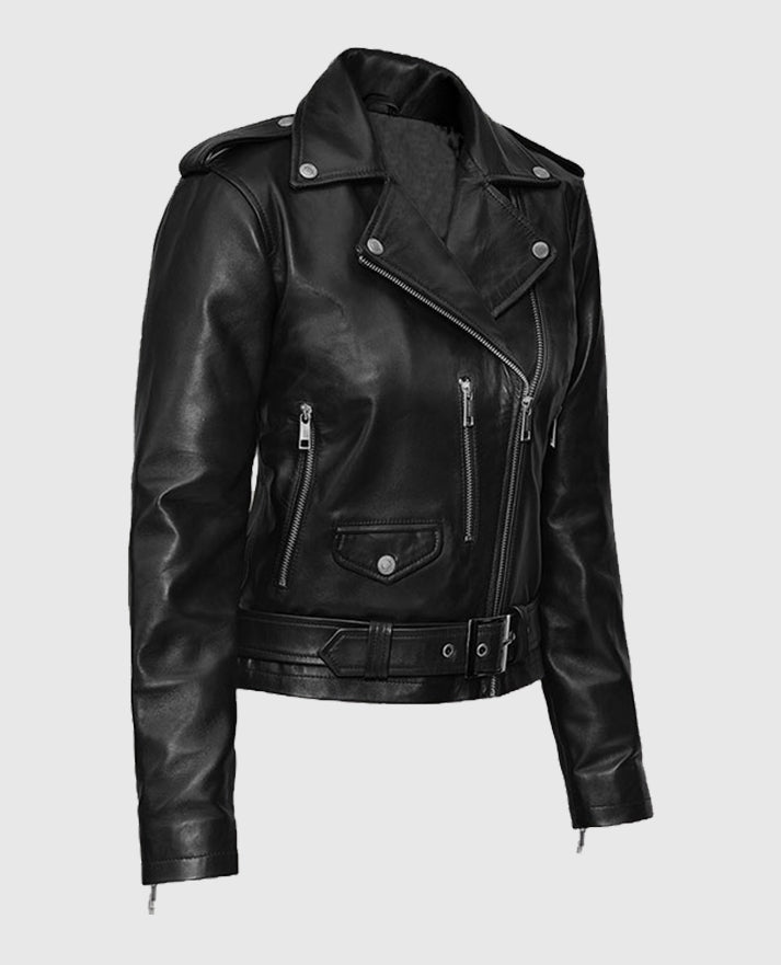 Lucy Hale Black Leather Jacket