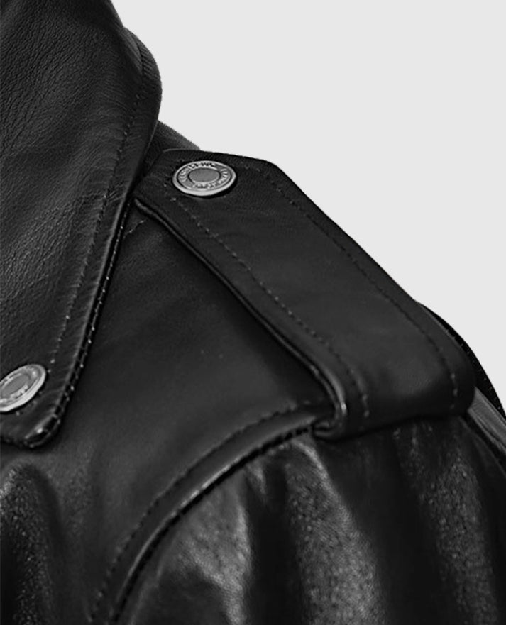 Lucy Hale Black Leather Jacket
