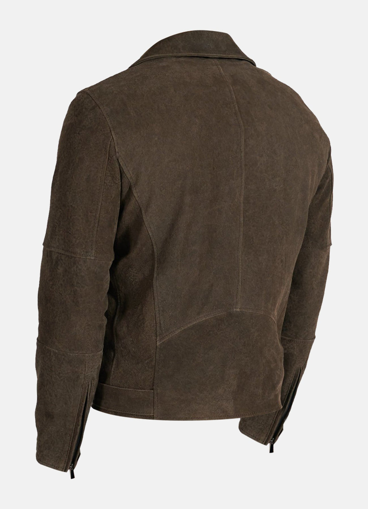 Mens oft Umber Suede Leather Jacket