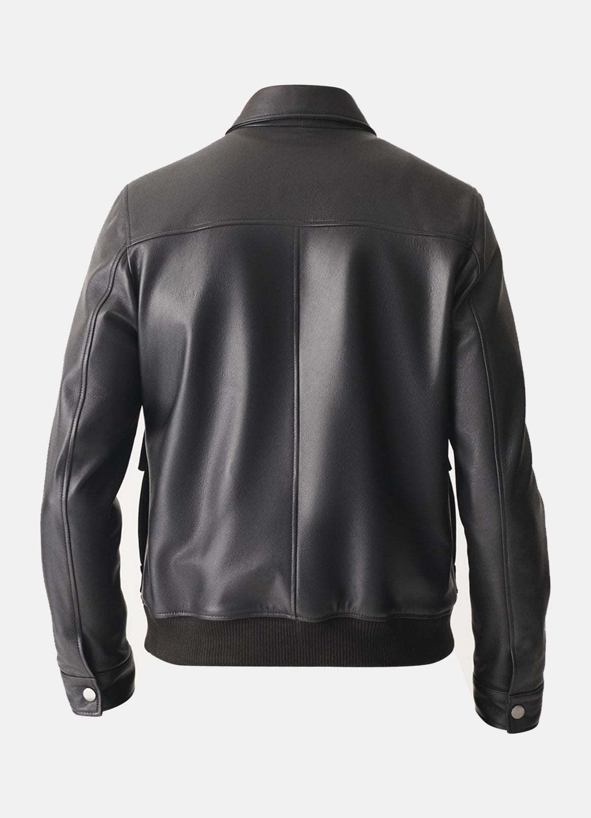 Mens limfit Black Lambskin Leather Jacket