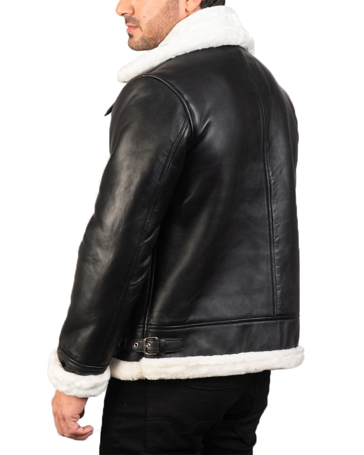 Mens B3 Bomber Leather Jacket