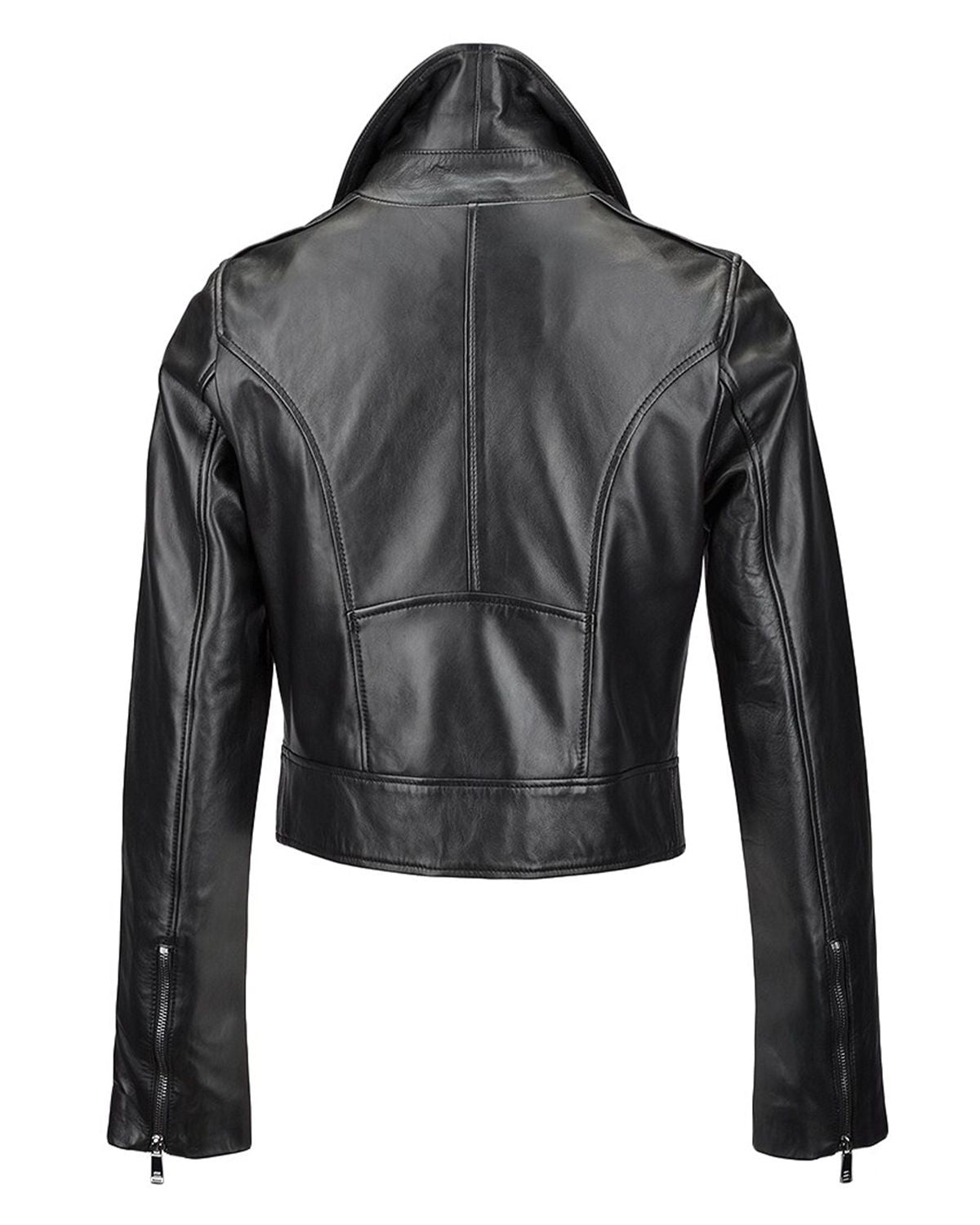 Womens hort Slim Fit Biker Jacket