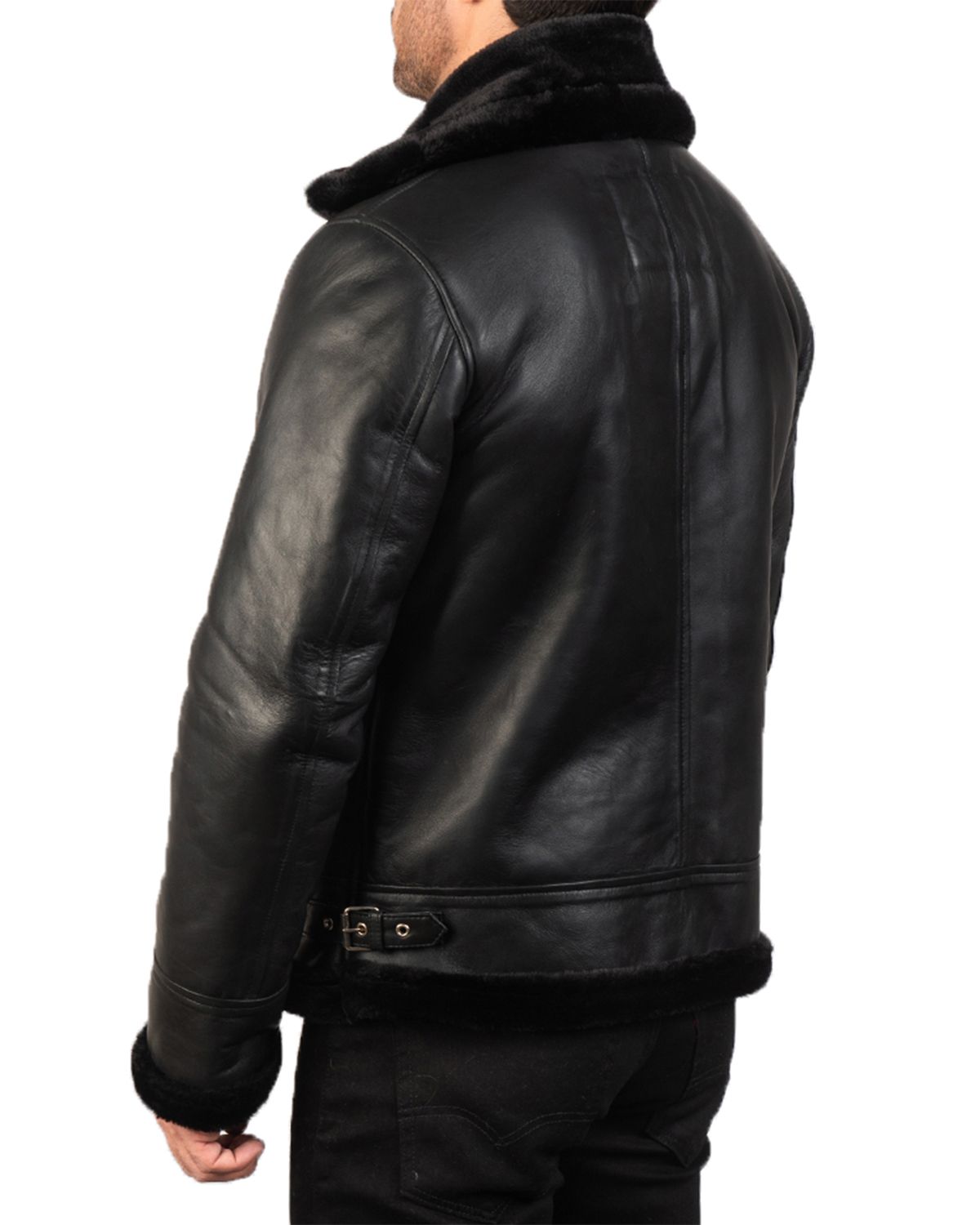 Mens B3 Bomber Leather Jacket
