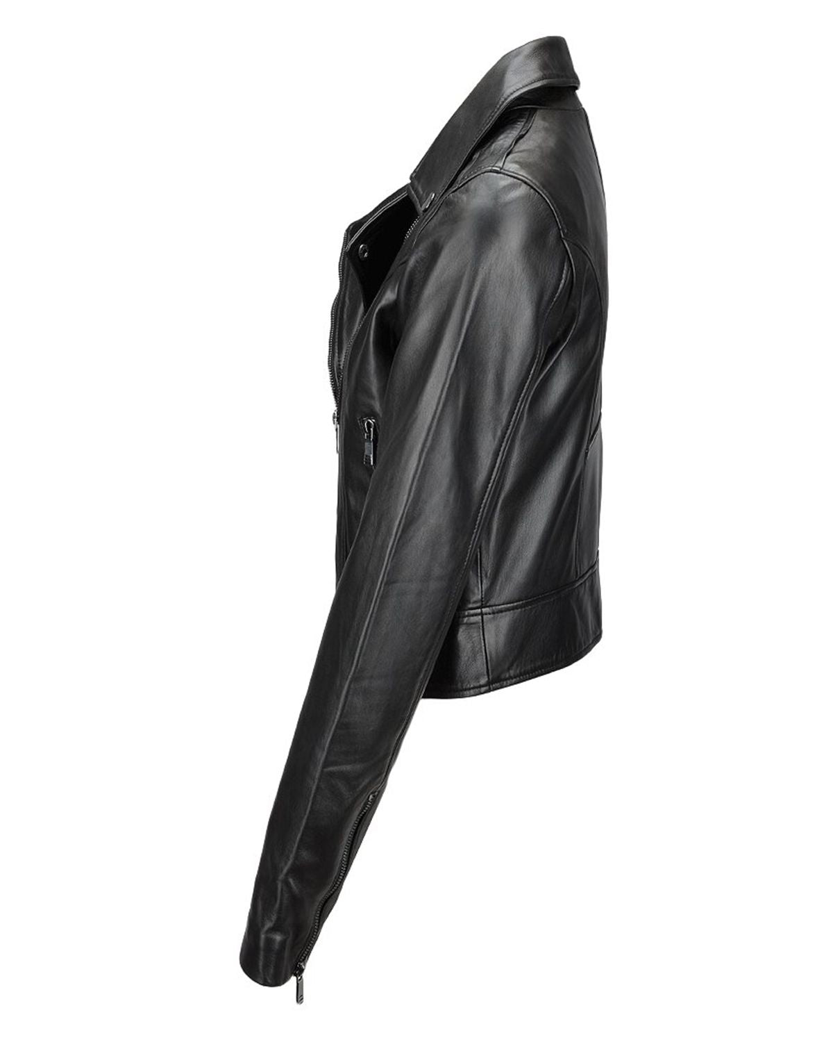 Womens hort Slim Fit Biker Jacket