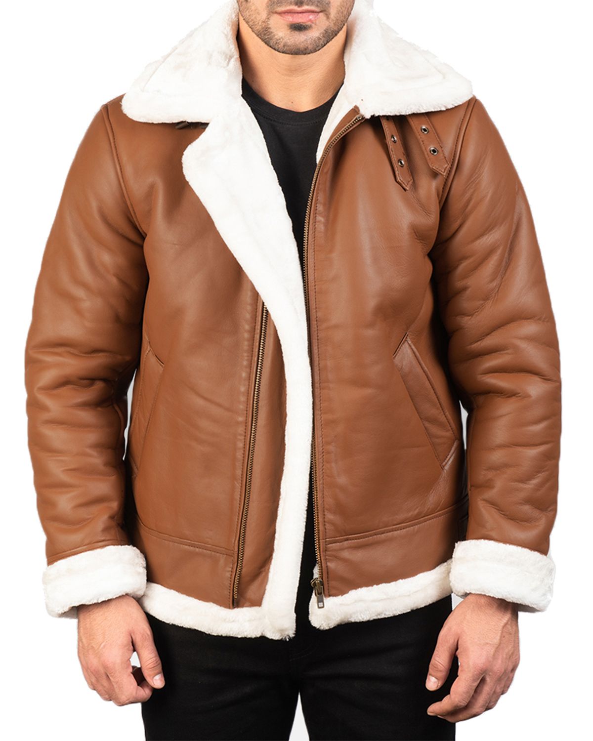 Mens B3 Bomber Leather Jacket