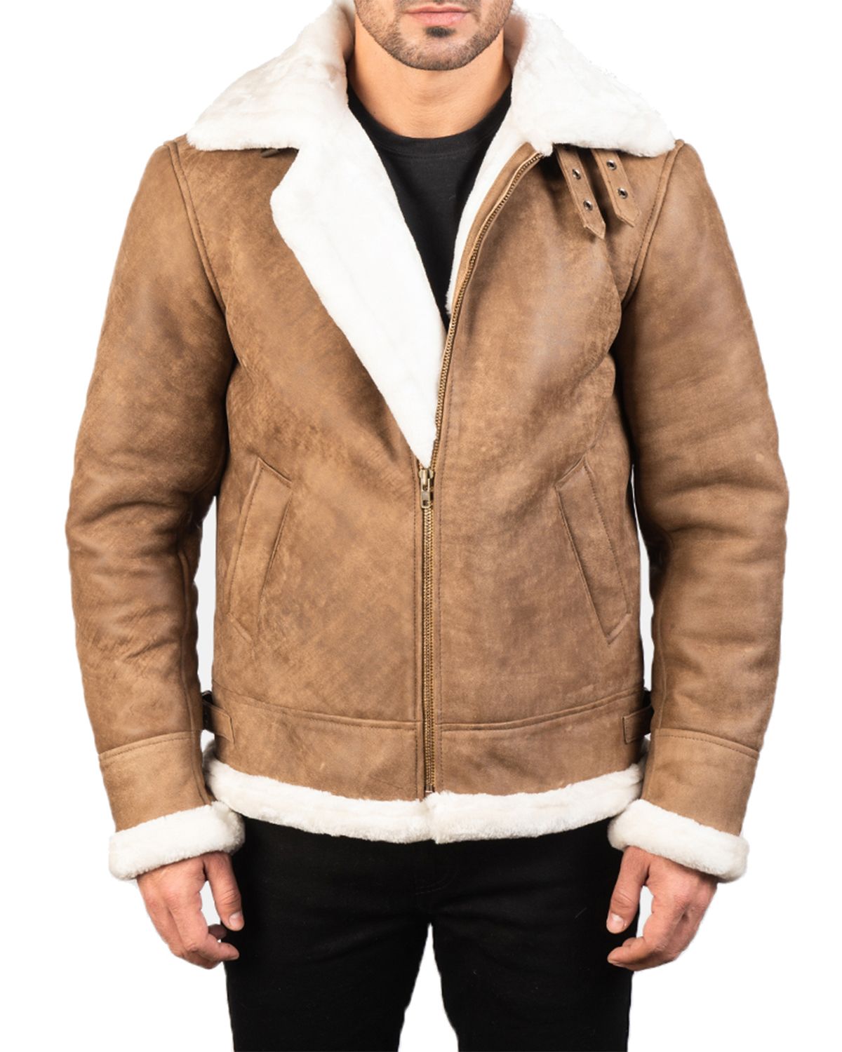 Mens B3 Bomber Leather Jacket