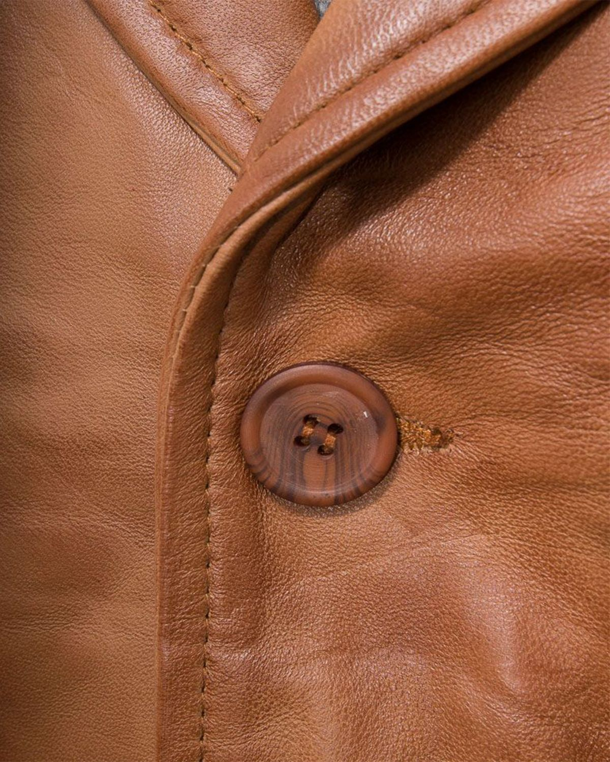 Mens Distressed Genuine Sheepskin Leather Vest