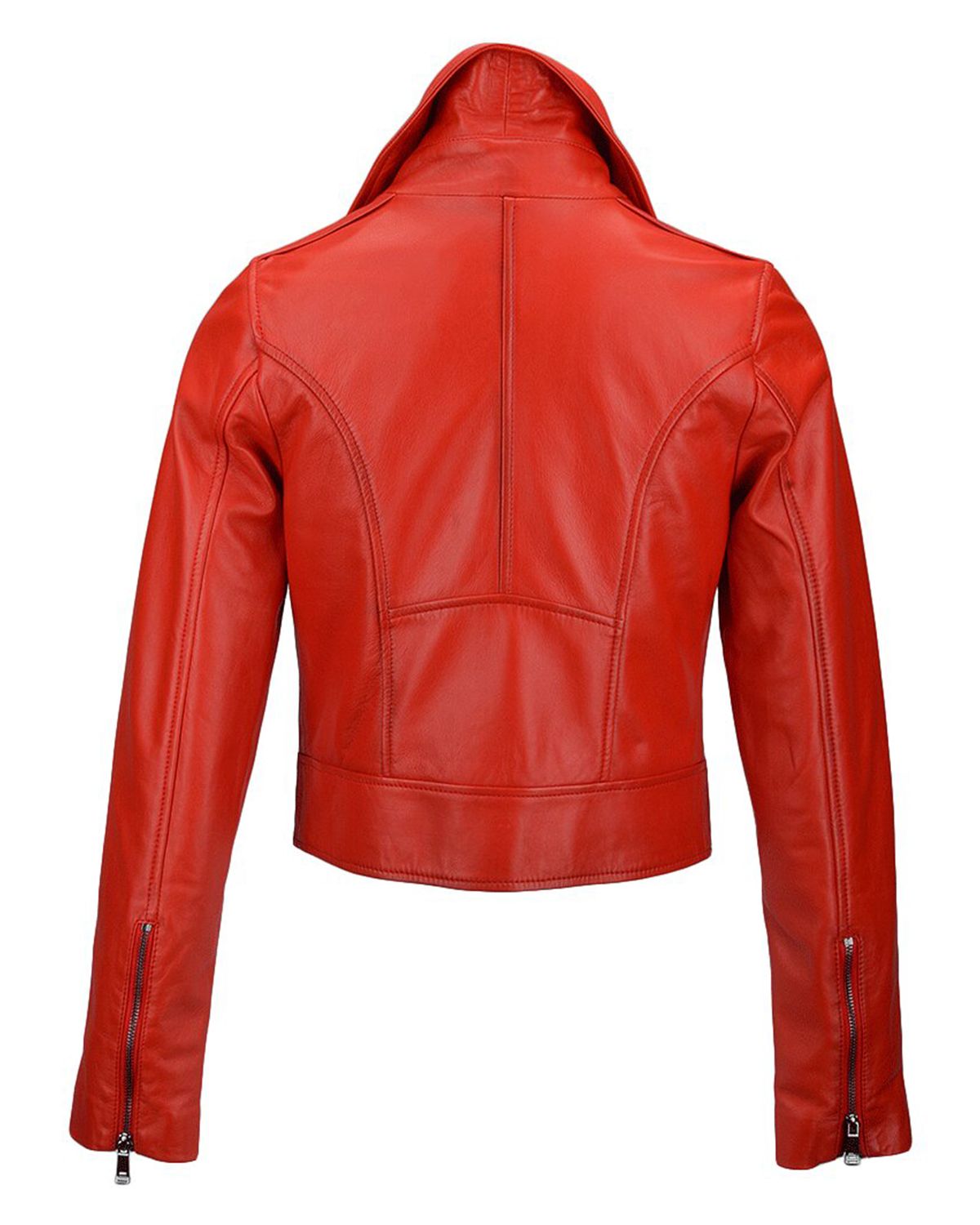 Womens hort Slim Fit Biker Jacket