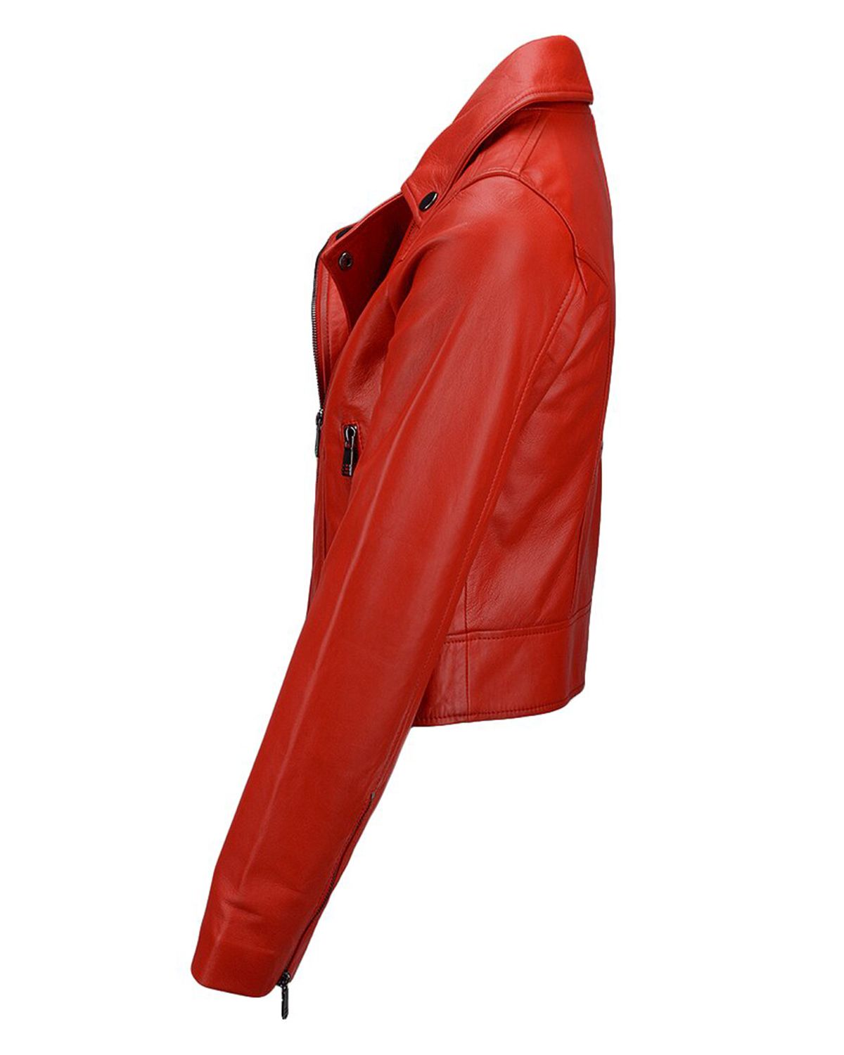 Womens hort Slim Fit Biker Jacket