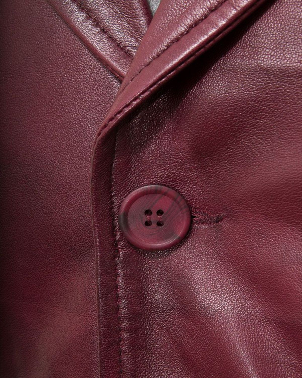 Mens Distressed Genuine Sheepskin Leather Vest