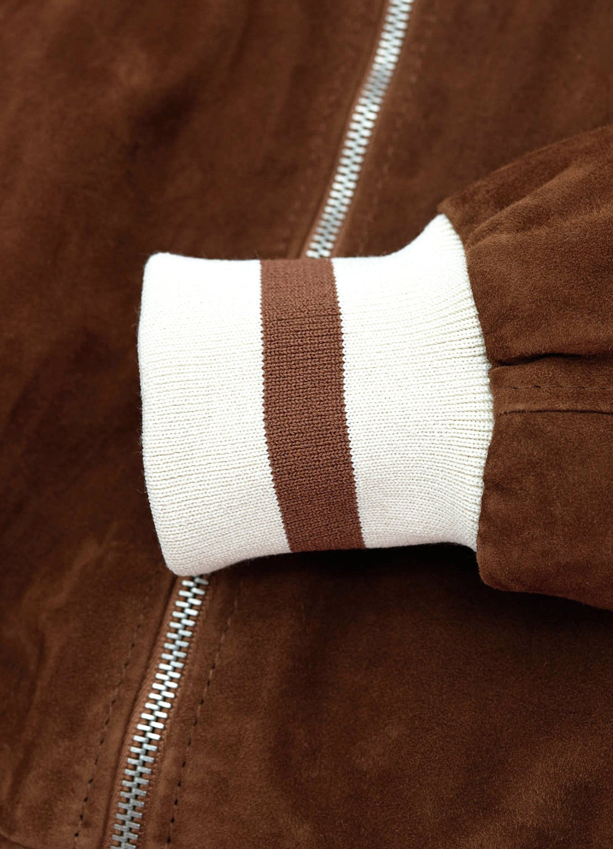 Mens limfit Brown Suede Leather Jacket