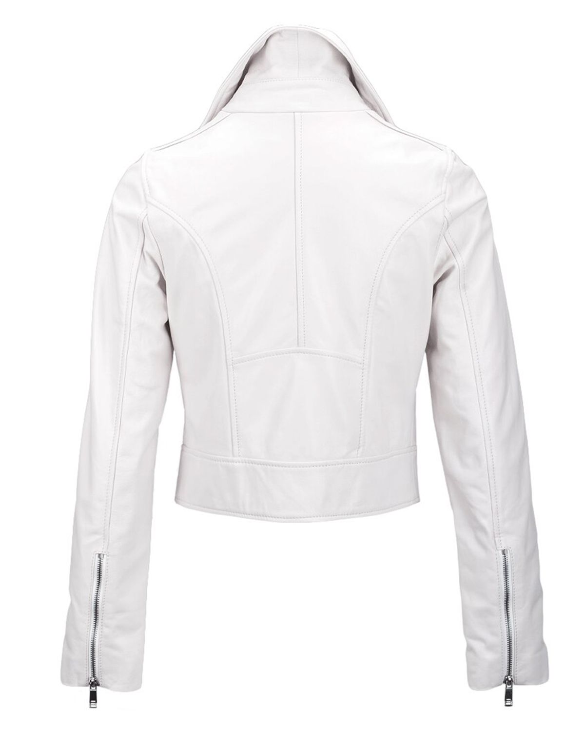 Womens hort Slim Fit Biker Jacket