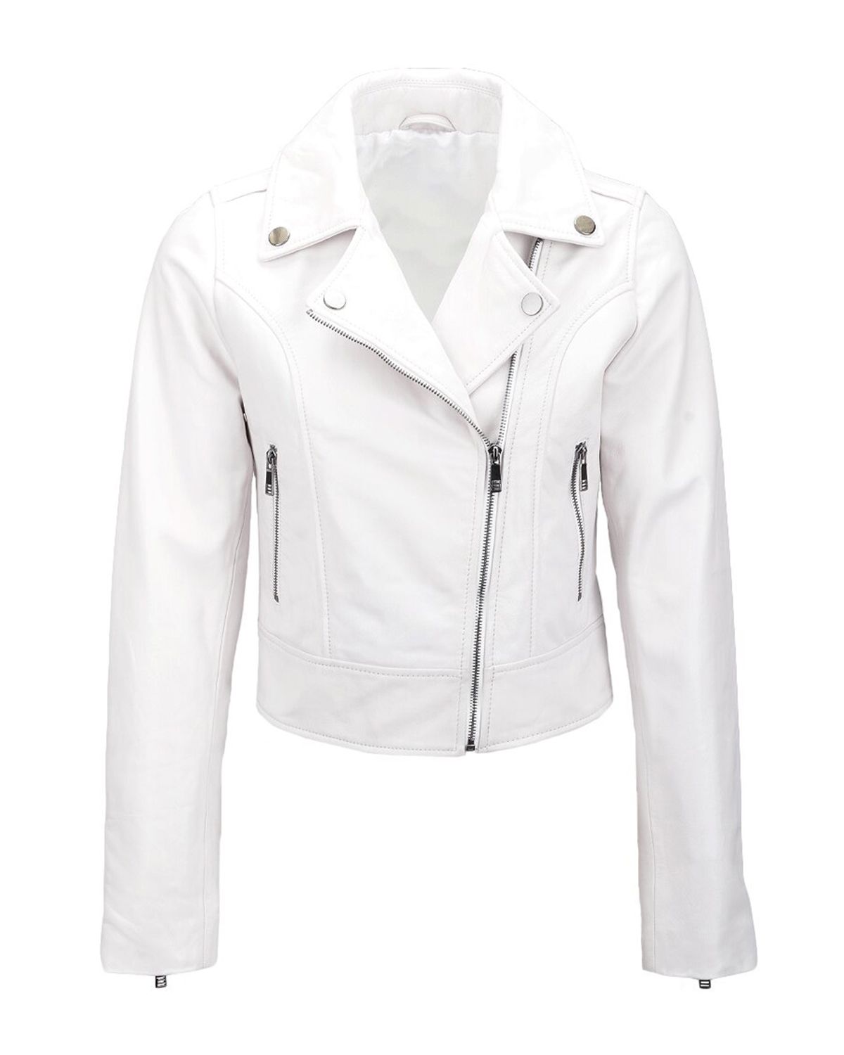 Womens hort Slim Fit Biker Jacket
